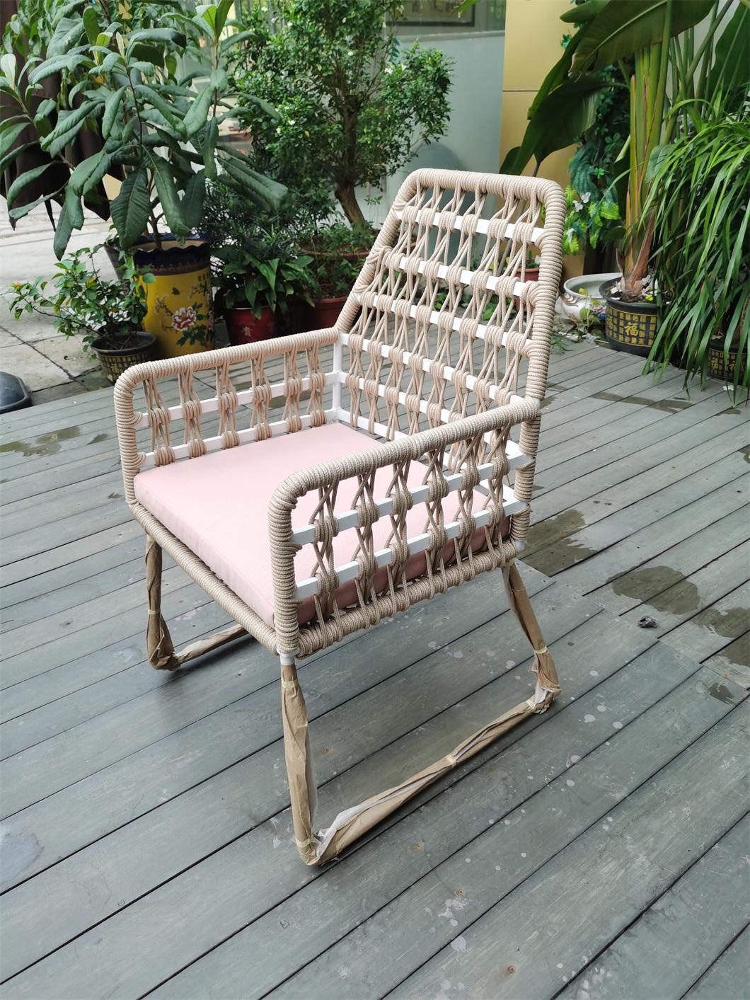 China Factory Garden Modern Style Rattan Outdoor Patio Outdoor Rattan Aluminum Furniture Chair