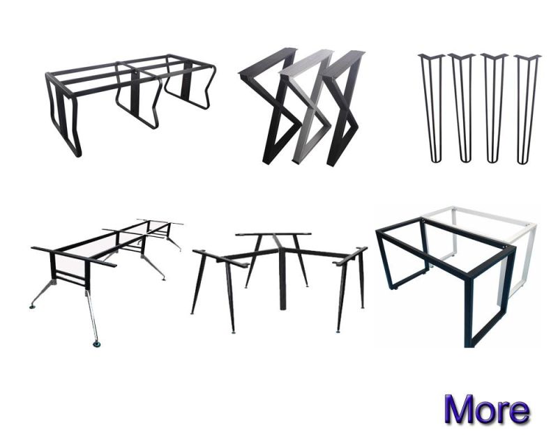 Furniture Legs Black Steel Table Legs X and Iron Metal Legs for Table