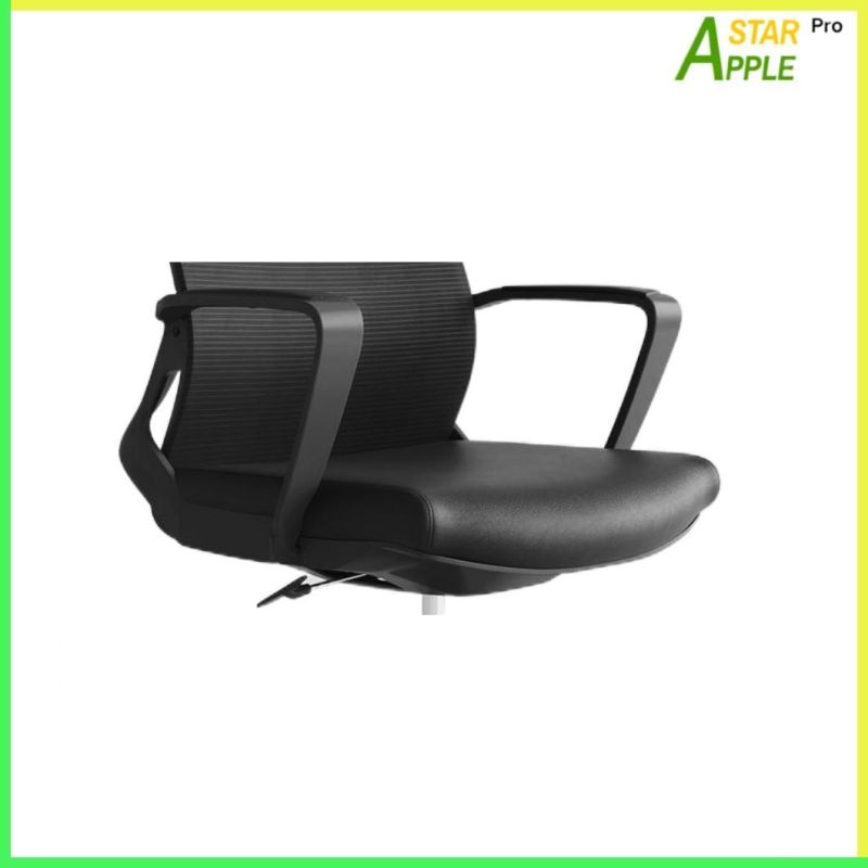Home Office Furniture as-B2122 Plastic Chair with Fabric on Armrest