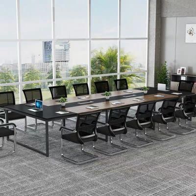Office Simple Durable Modern Conference Table Wood Furniture