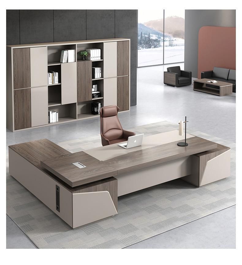 Commercial Office Furniture Wholesale Modern High-End Elegant Manager CEO Office Desk