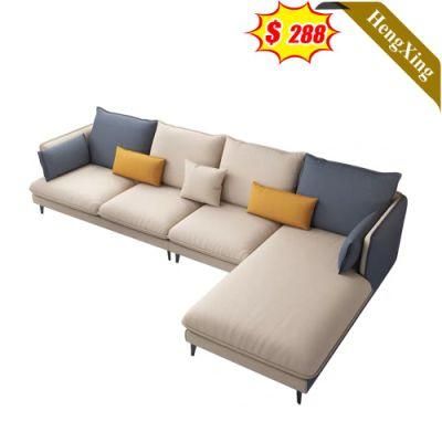 Modern Home Living Room 1/2/3 Seat Sofas Set Luxury Hotel Lobby Bedroom White Color PU Leather Fabric Leisure Sofa