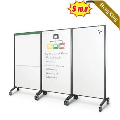 Simple Modern Design Office School Furniture Plastic Square Mobile Folding Partition