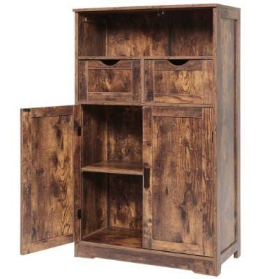 Living Room Cabinets, Home Office, Country Brown