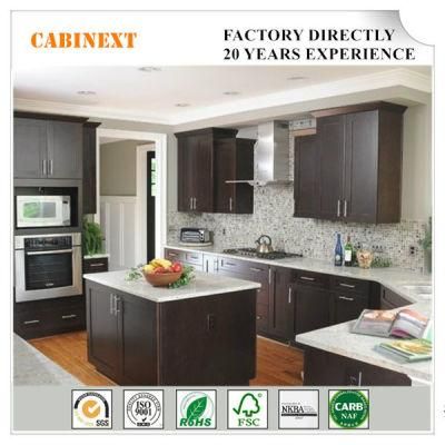 Furniture Factory Customized Kitchen Cabinets Solid Wood American Style