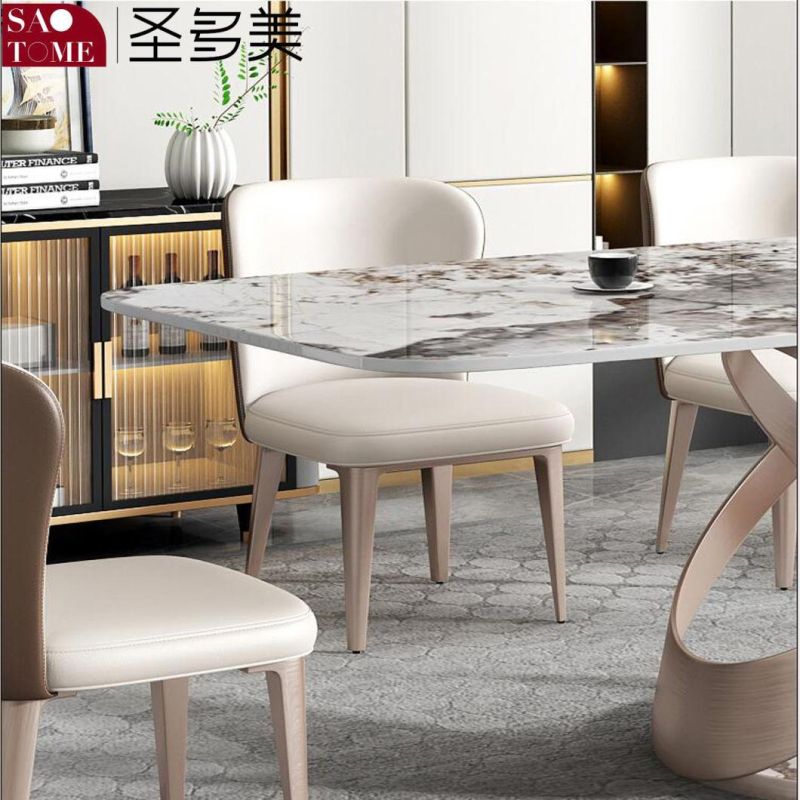 Modern Rock Furniture Round Base Ring Dining Table