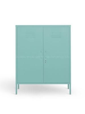 Modern 2 Doors Storage Accent Cabinets with Adjustable Shelf for Home Use