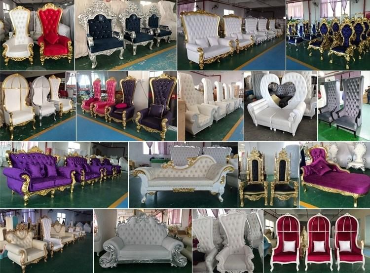Comfortable Single Seat Fancy Modern White Leather Sofa for Wedding Event