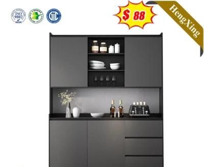 Dark Grey Side Cabinets High Cabinets Dining Room Furniture Storage Kitchen Cupboard