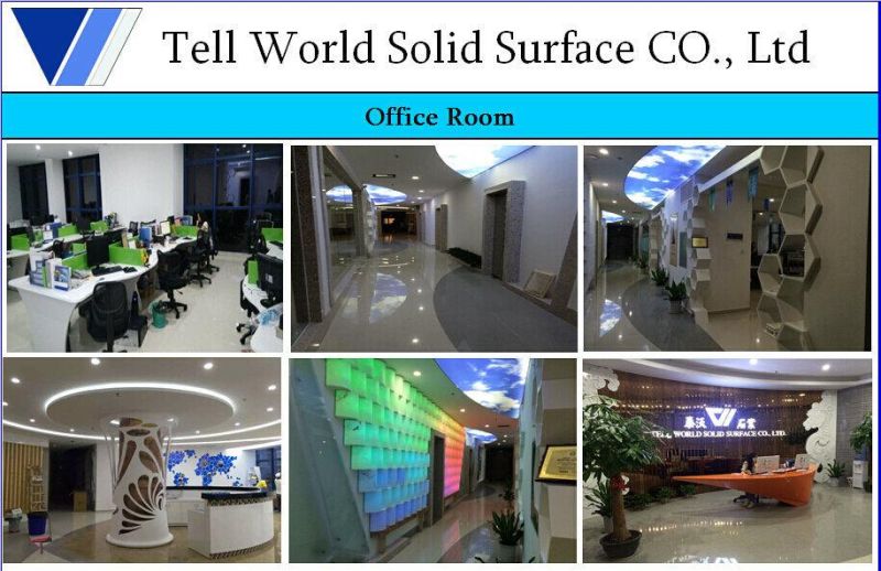 Luxurious LED Backlight Solid Surface Bar Counter for Restaurant, Hotel, Bar Club