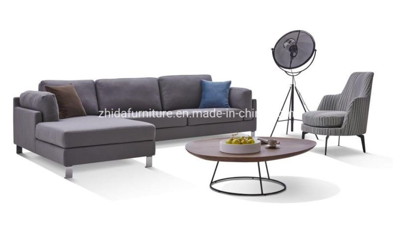 Modern Furniture Leisure Leather Home Furniture Fabric Living Room Sofa