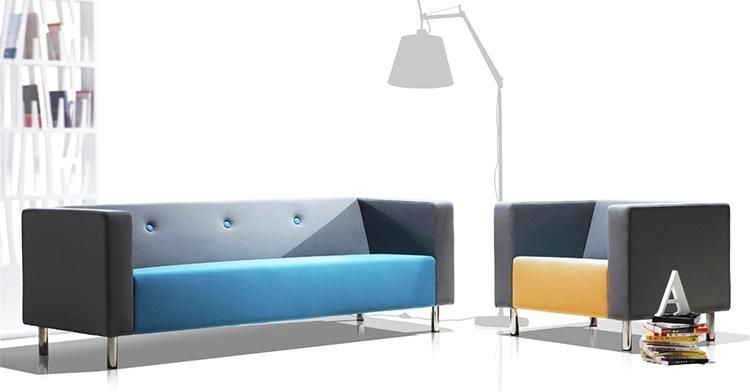 Modern Design Furniture Custom Color PU Leather Office Sofa Set