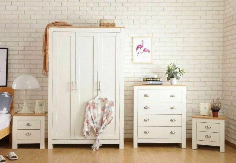 Wooden Material Bedroom Drawer Chest and Wardrobe