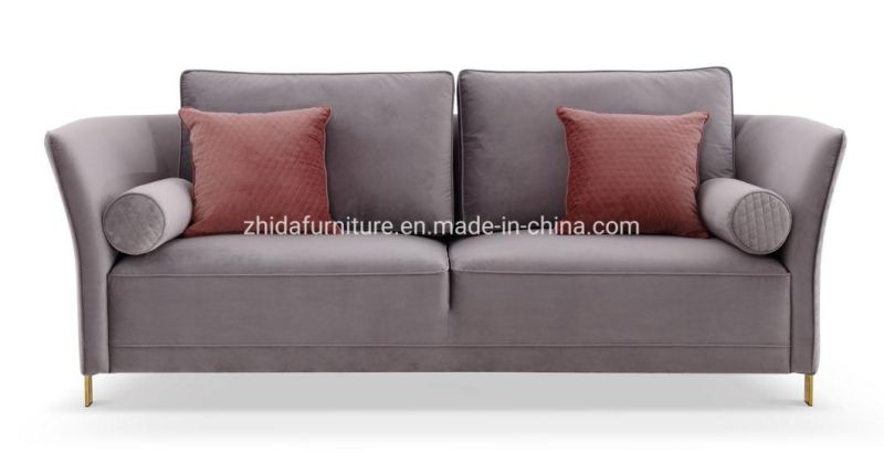 Factory Furniture Foshan Hotel Furniture Velvet Sofa for Living Room