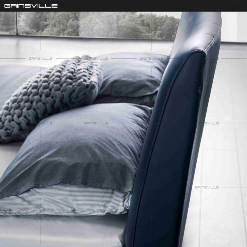 New Arrival Slim Headboard Bedroom Furniture King Bed Gc1817