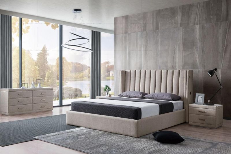 Home Furniture Sets Modern Bedroom Furniture Bed Wall Bed King Bed Gc1807