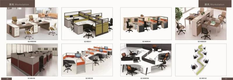 Modern Demountable Office Cubicles Call Center Desk with Bookcase (SZ-WS343)