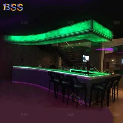 Commercial Nightclub Hotel Restaurant Drink Lounge Bar Counter Picture