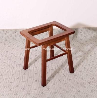 Bamboo Solid Toilet Stool for Elder&Disabled People