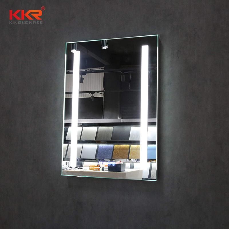 Fancy Wall Mounted LED Smart Bathroom Cabinet Glass Mirror