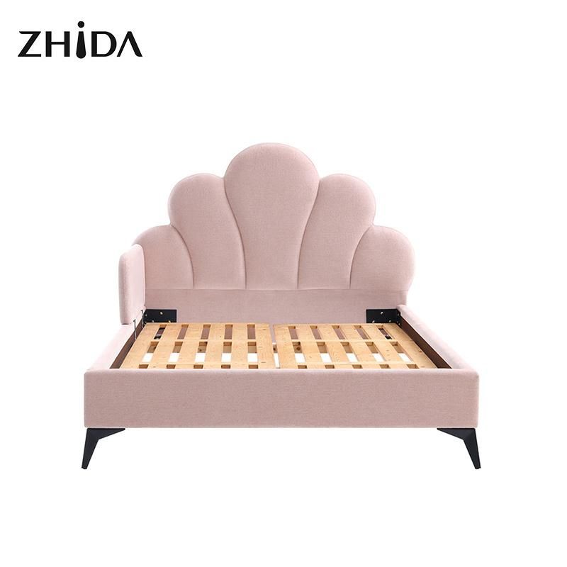 Wholesale Bedroom Kids Children Furniture Modern Design Fabric Bed