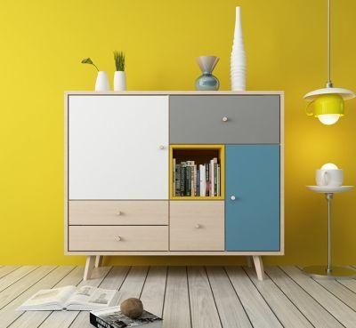 Living Room Furniture E0/E1 Melamine Chipboard/MDF Storage Cabinet