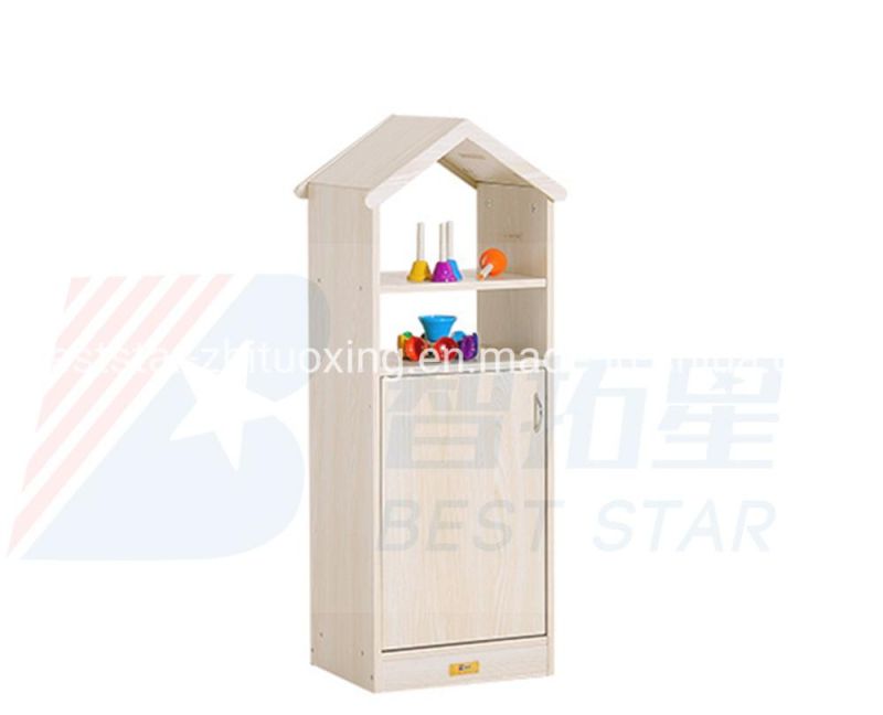 New Design Children Toy Storage Cabinet, Kindergarten and Preschool Furniture Cabinet, Wooden Daycare Combination Cabinet, Playroom Furniture, Kids Room Cabinet