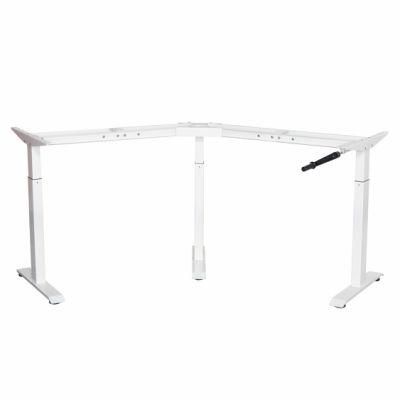 3 Legs L Shape Ergonomic Executive Height Adjustable Standing Table