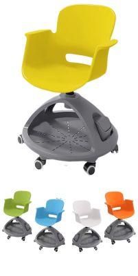 Modern Design Classroom Conference Plastic Training Multifuction Chair with Desk