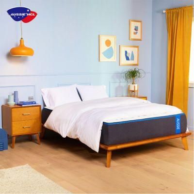 Factory Aussie Single Double Full King Size High Density Gel Memory Rebonded Foam Mattress with Quilted Cool Cover