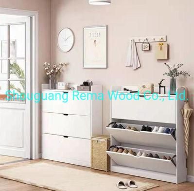 Modern Two Doors Bedroom Wardrobe Design with Mirror Storage Cabinet Bedroom Furniture