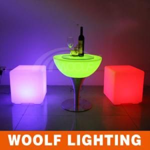 2016 Commercial Furniture Coffee Table Hot Sale LED Furniture