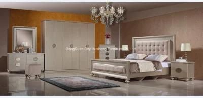 Luxury Champagne Gold Color Classic Modern Bedroom Bed Room Furniture