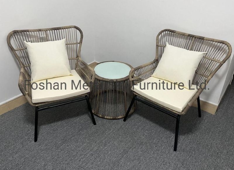 Outdoor Metal Rattan Garden Hotel Leisure Coffee Table Beach Chair