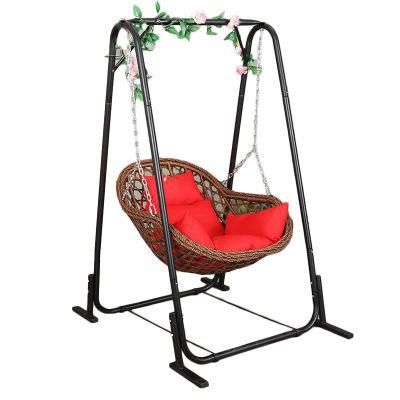Outdoor Patio Furniture Garden Leisure Furniture Fabric Camping Hammock Metal Frame Swing Chair
