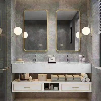 1200/1400/1600/1800 Customized MDF Wood Hotel Modern Wall Bathroom Vanity
