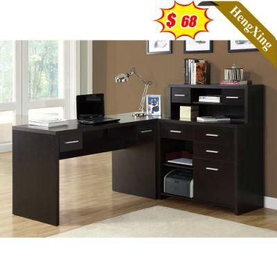 Factory Wholesale Wooden Home Office Living Room Furniture Book Shelf Staff Computer Desk Study Office Table