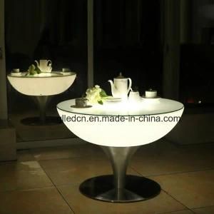 Glowing Rechargeable LED Table for Cafe House Furniture