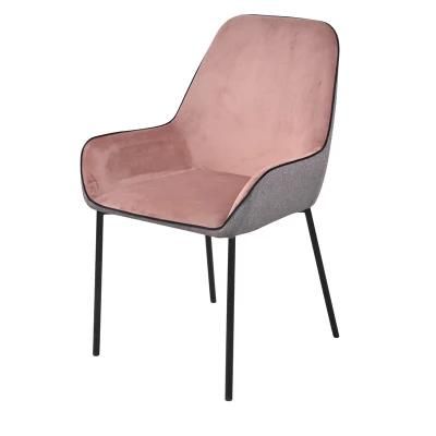 Cheap Price Nordic Style Luxury Restaurant Furniture Upholstered Seat Velvet Dining Chairs