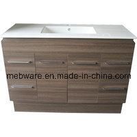 Modern Design Style Bathroom Cabinet with Ceramic Basin Bathroom Vanity