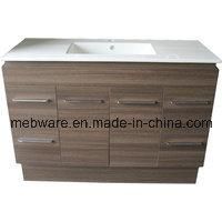 Modern Design Style Bathroom Cabinet with Ceramic Basin Bathroom Vanity