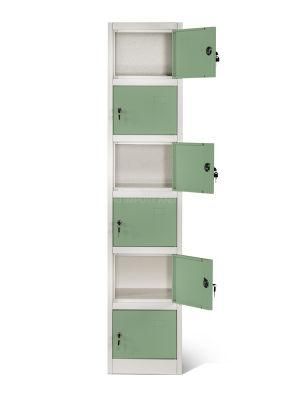 Modern 6 Tier Storage Lockers for Gym/Staff Room/Supermarket/Shool