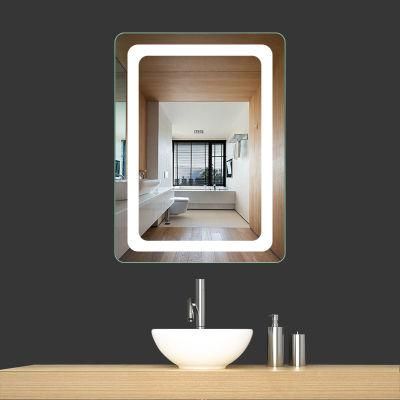 5mm Bathroom Sandblast /Frosted LED Smart Mirror with Touch Sensor