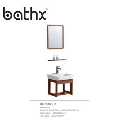 Modern Design Small Size Product Bathroom Wall-Mounted Space Aluminum Bathroom Cabinet Vanity