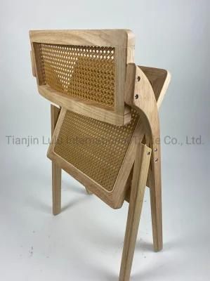 Manufacturer Wholesaler Modern Living Room Folding Chair Wood Folding Chair Garden Leisure Chair