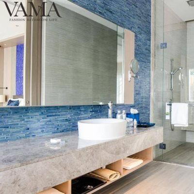 Vama Hilton Hotel Quartz Table Top Modern Bathroom Cabinet Furniture