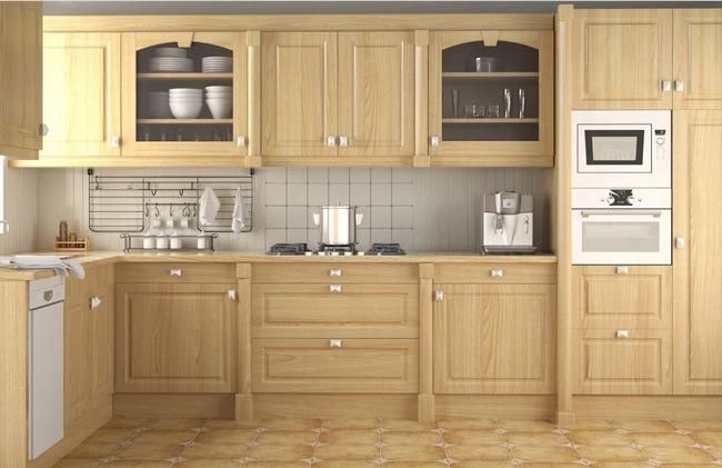 China Cabinets Kitchen Shaker Style Wood Kitchen Cabinet Furniture