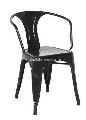 Metal Restaurant Hotel Cafe Modern Garden Furniture Dining Chair (ZG23-016)