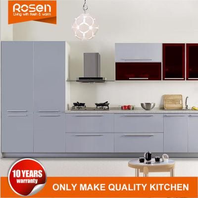 New Simple Design Practical Linear Shaped Melamine Kitchen Cabinet