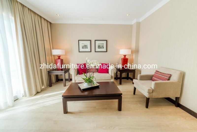 Customized 4 Star Modern Luxury Wooden Hotel Furniture Bedroom Set